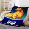 Spirit Riding Free Cavalli dei Cartoni Animati Coperte Morbide, Coperta Plaid Calda Comoda per Picnic Letti Divano Casa Camera da Letto Regalo Ragazza