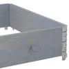 Planter Box Gray 120x80 Cm Solid Pine Wood