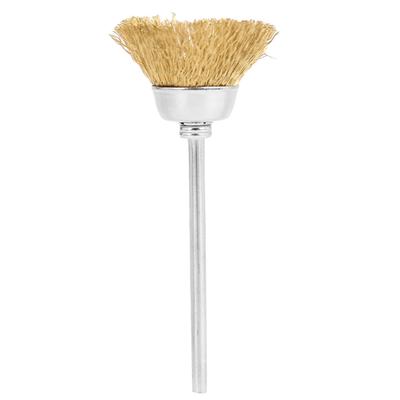 Brass Wire Nail Drill Bit Cleaning Brush Nail Polishing Head Cleaner Manicure Tool Accessory