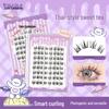Mengjie Shangpin Glue-Free Stemless Thai Sweet Tea Natural False Eyelashes for Beginners