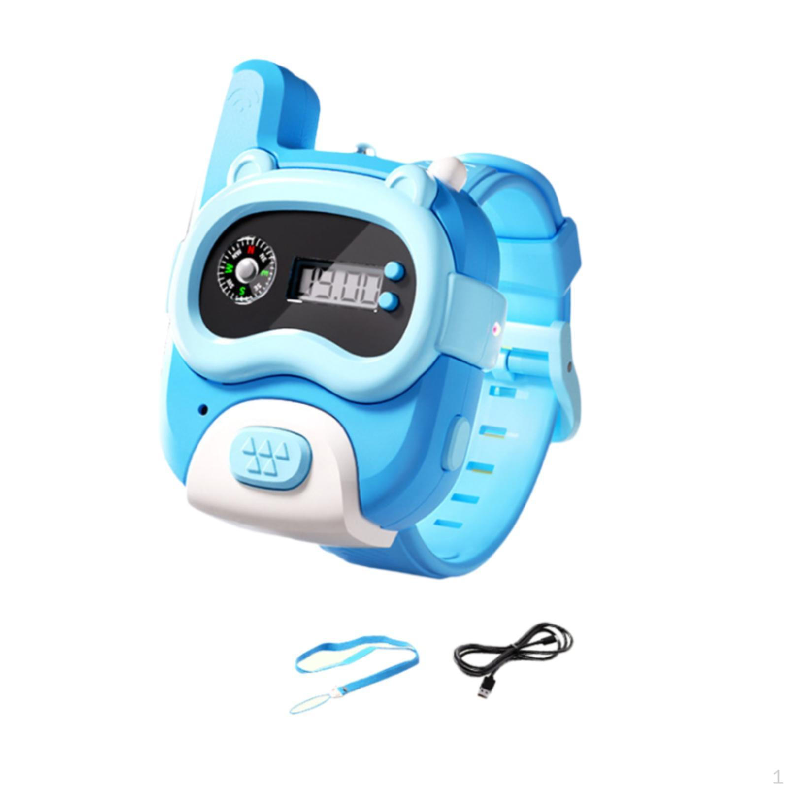 

Walkie Talkie Watch Talkies для детей на открытом воздухе 3-12 лет походы синий