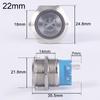 19/22mm Metal Push Button Switches reset Momentary Nickel-Plated Brass Oxidized Aluminum Enginee Stop start for Car Machine 3