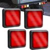 Aoling 4 Pcs Truck Tail Lamp, Trailer Tail Lamp, LED Truck Tail Lamp,