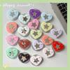 MagSafe-Compatible Rhinestone Heart Mirror Phone Stand with Airbag, Star Design