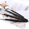 Black Silver 24pcs Stainless Steel Cutlery Set Fork Teaspoon Knife Silverware Mirror Dinnerware Flatware Kitchen Tableware Set