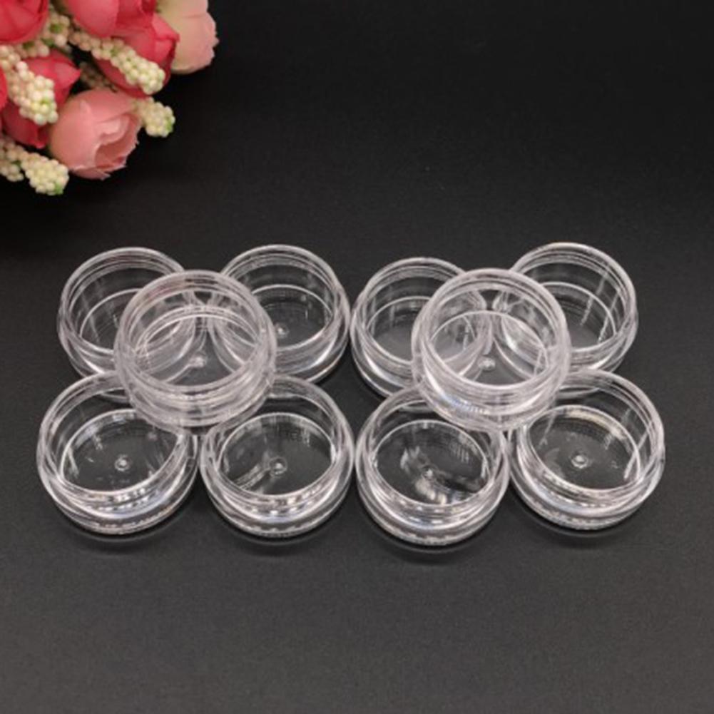 10 bucăți de 5 g cutie portabilă de cosmetice goală pentru depozitare recipiente pentru sticle