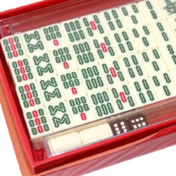 Cestovní sada Mahjong s kompaktním pouzdrem 4 organizéry na dlaždice Cestovní sada Ideální pro stísněné prostory Venkovní dobrodružství