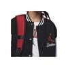 Jordan Baseball Jacket Color Block Logo Embroidery Casual Long Sleeve Kids Jackets Black HF2449-010