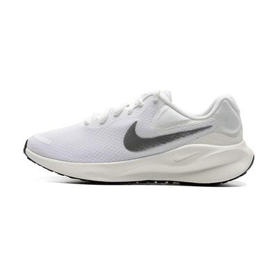 REVOLUTION 7 White Metallic Silver Sneakers FB2208-101