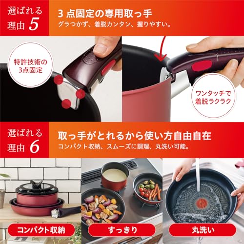 Tefal Wok-Pfanne mit abnehmbarem Griff, 28 cm, tiefer Wok, nur für Gasfeuer, frei von giftigen Substanzen wie PFOA, „Ingenio Neo Royal Blue Intense Wo