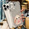 Phone Case: 2D Flat, Fits iPhone 18 17 16 15 14 13 Pro, Transparent Corners Protective Case, Light Beige Little Rabbit, Christmas and Halloween Gift