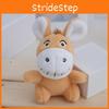 Charming Cartoon Donkey Keychain Soft Plush Toy Doll For Bags And Keys