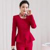 Women's Professional Red Suit Set