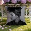 singer A-Alicia Keys Cushion Cover Home & Car Dual-Scene Pillow Cover: Reversible for Premium Comfort
