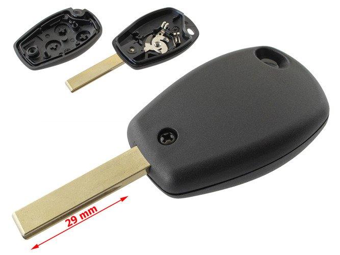 Renault Clio Kangoo Laguna Master Megane Modus Thalia Trafic Twingo remote control housing STRAIGHT BLADE WITH GROOVES 3 BUTTONS