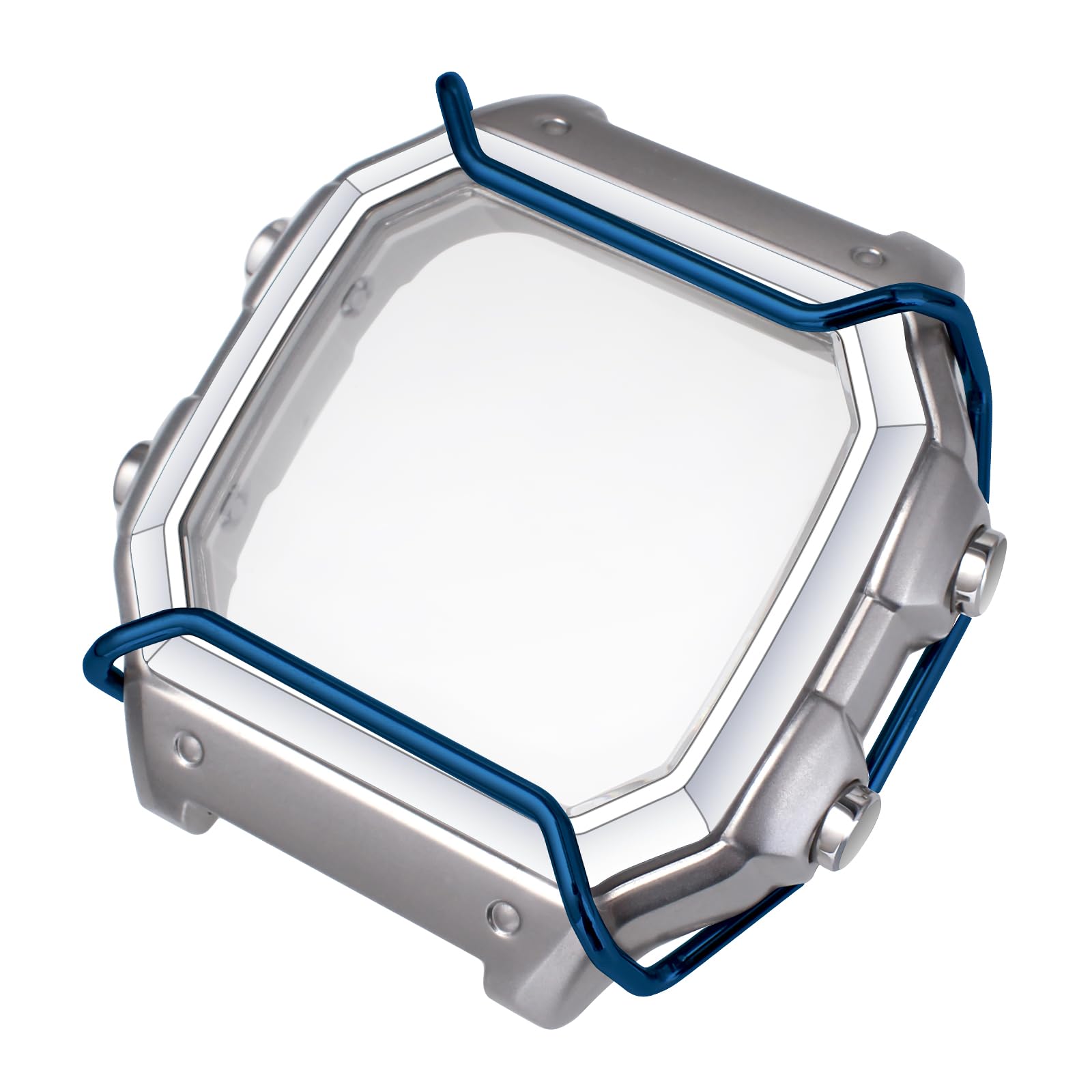 

Kolexchi Stainless Steel Watch Case & Bumper Casio AE-1200 Compatible Shock Absorber Bar Metal Be...