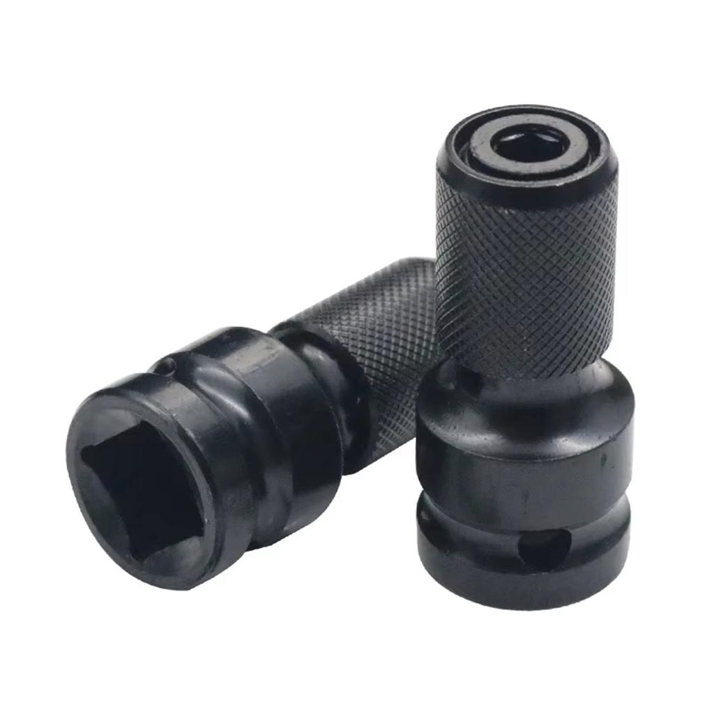 Quick Change Adapter Impact Wrench 1/2" Square Drive To 1/4" Hex Shank Socket Converter Chuck Adaptor for Ratchet Wrench