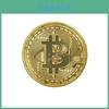Moeda Commemorativa de Metal Bitcoin Edição de Colecionador Com Gravação Personalizada Para Presente e Promoção
