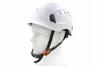 High-Altitude Protective Helmet with Strap Adjustment Ventilation White ABS