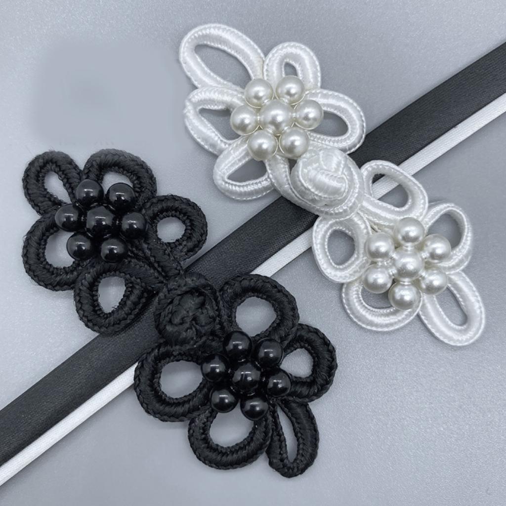 Chinese Buttons Closure Knot Fastener Sewing Five Leaves Flower Cheongsam Button Craft DIY Shirt Cheongsam Clothing