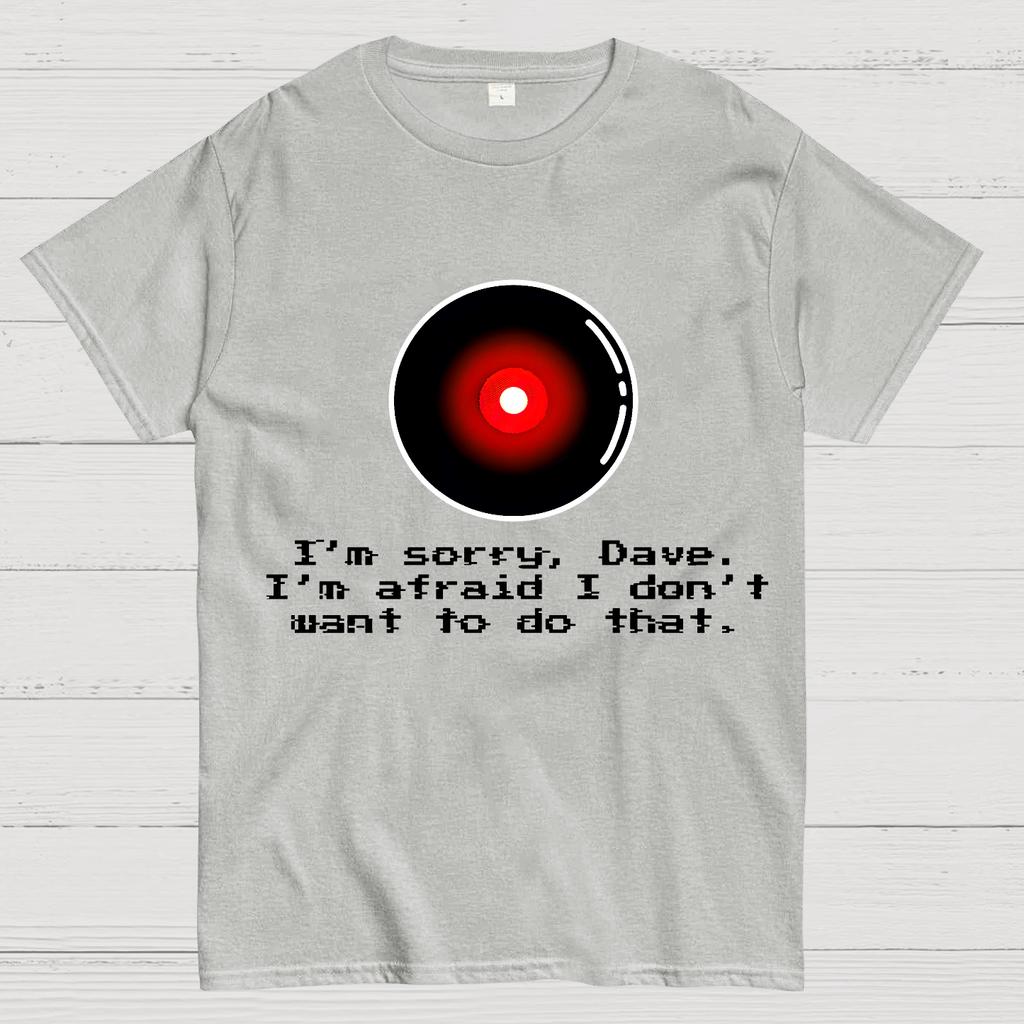 An Introvert's Odyssey I‘m sorry dave Cotton Summer Casual Cool Loose T-Shirt