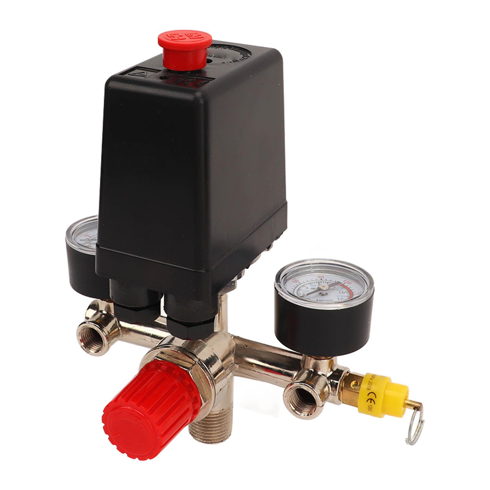 

Автоматичний реле тиску Юніон стиль Кульовий кран Реле тиску повітряного компресора Клапан управління 0 до