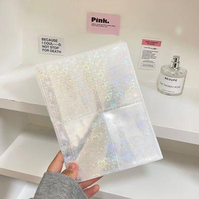 Creative A5 Binder Photo Album Cover PVC Korea Style Photo Collect Book Cover Simple Beautiful Photocard Holder Girls Gifts