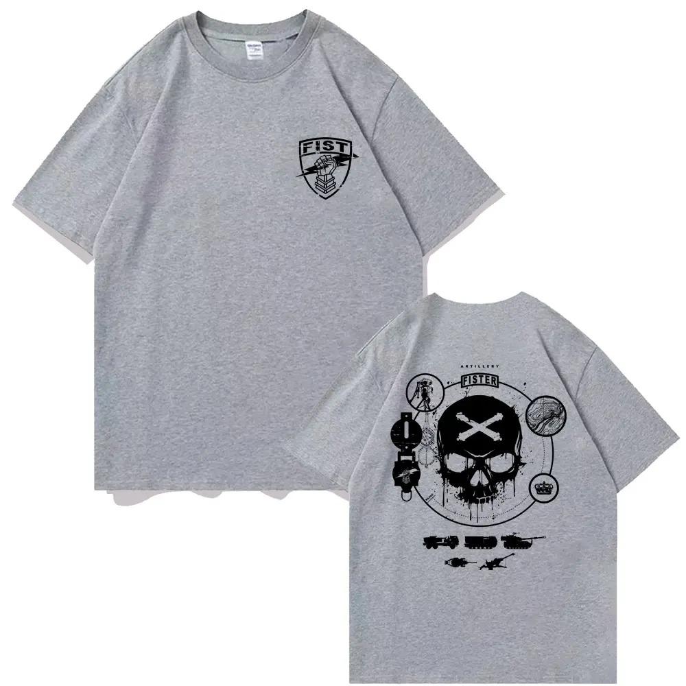 Fist Forward Observations Group T-Shirt Skelett Grafik T-Shirts Herren Gothic Oversize Streetwear Herren Freizeit Baumwoll-T-Shirt