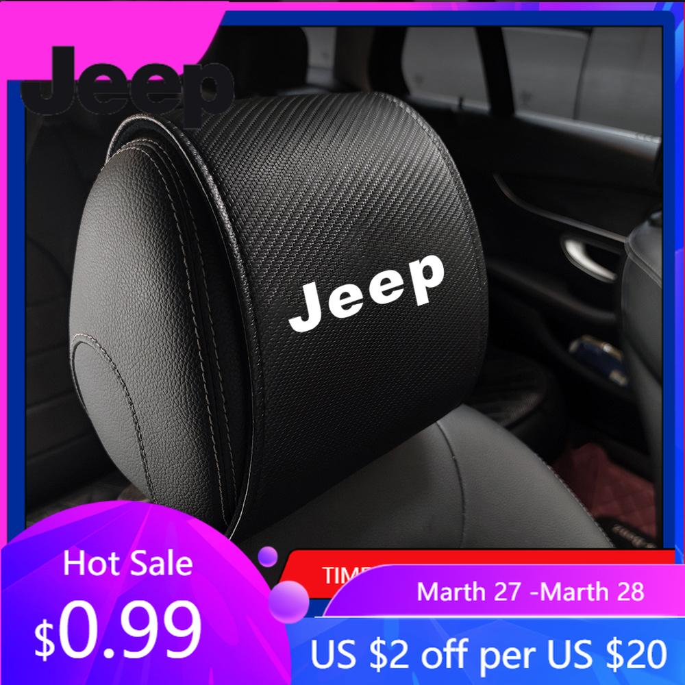 Per Jeep Cuscino per Poggiatesta Sedile Auto Cuscino per Collo Copertura Protettiva Morbida Accessori Per Jeep Renegade Wagoneer Avenger Recon Wrangle