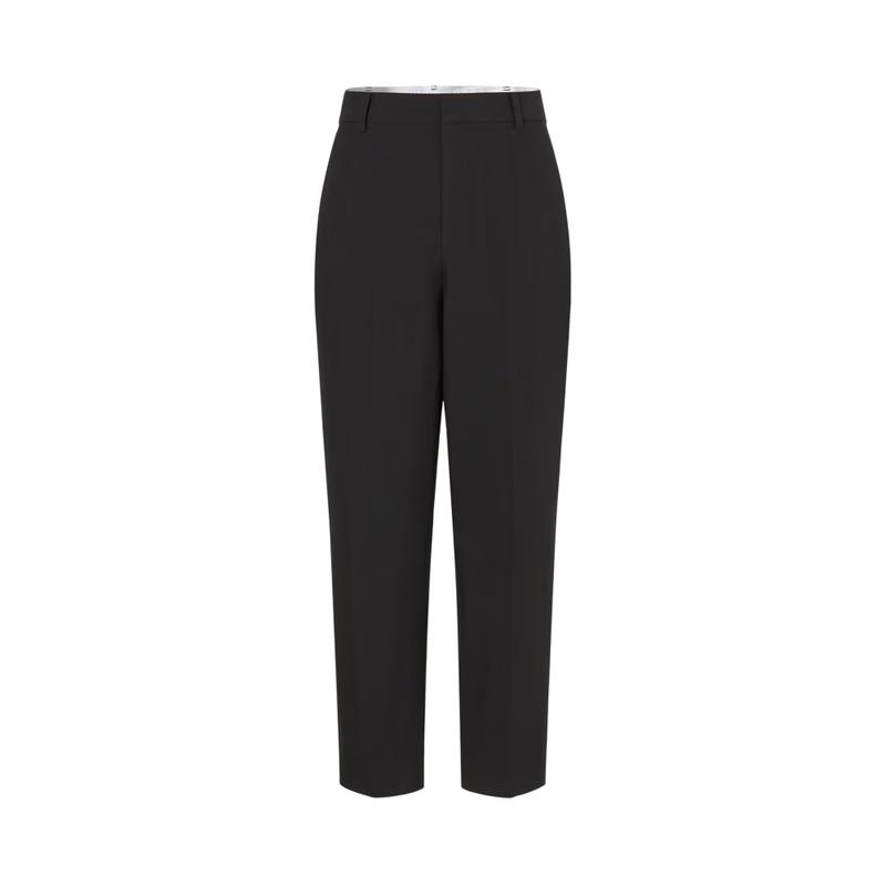 Jiuzi Anna Kou Women's Solid Tapered Ankle Pants