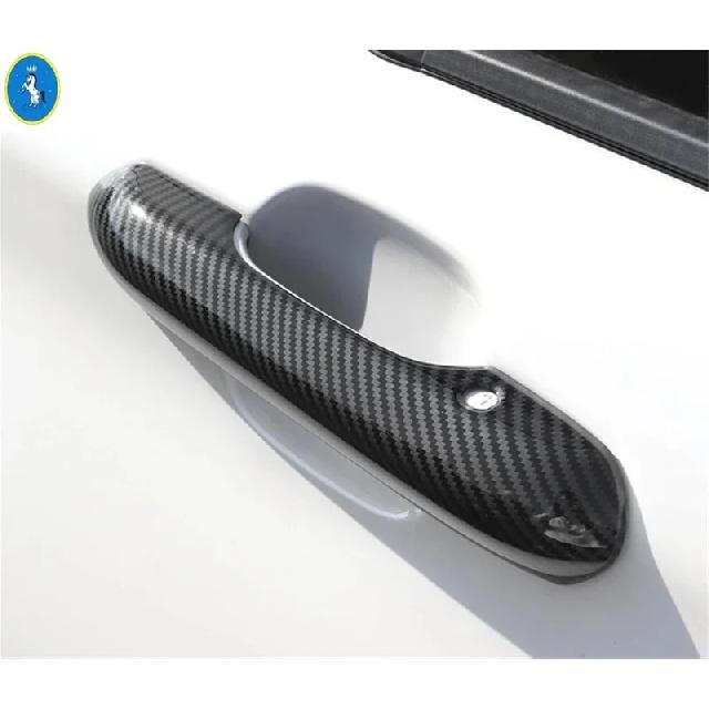 Door Pull Doorknob Handle Catch Grab Cap Cover Trim For Ford Explorer  -  ABS Chrome / Carbon Fiber Look Car Accessories
