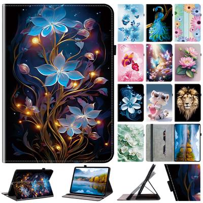 PU Leather Tablet Case for Apple iPad Mini (2024)-11 Styles! Durable,with 2 Stand Slots,Pencil Holder & Card Slots,Flexible TPU Back Cover