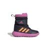 Adidas Winterplay Warm Non-Slip Mid-Calf Snow Boots Kids Boots Black Purple GZ6795