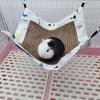 Small Animal Hammock Cooling Mat Summer Cooling Hamster Hammock for Hamster Cage Guinea Pig Rabbit Chinchilla Rodent