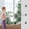 Exercise Band Wall Anchor Space Saving L Shaped Opening Metal Wall Mount Workout Anchor for Home Gym