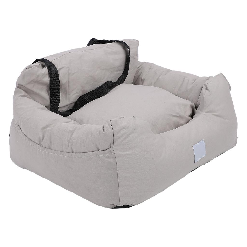 Dog Car Seat Removable Washable Portable Antislip Pet Car Bed for Small Medium Dogs Cats