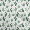 oneOone Georgette Viscose Dark Olive Green Fabric Cactus Sewing Material Print Fabric By The Yard 42 Inch