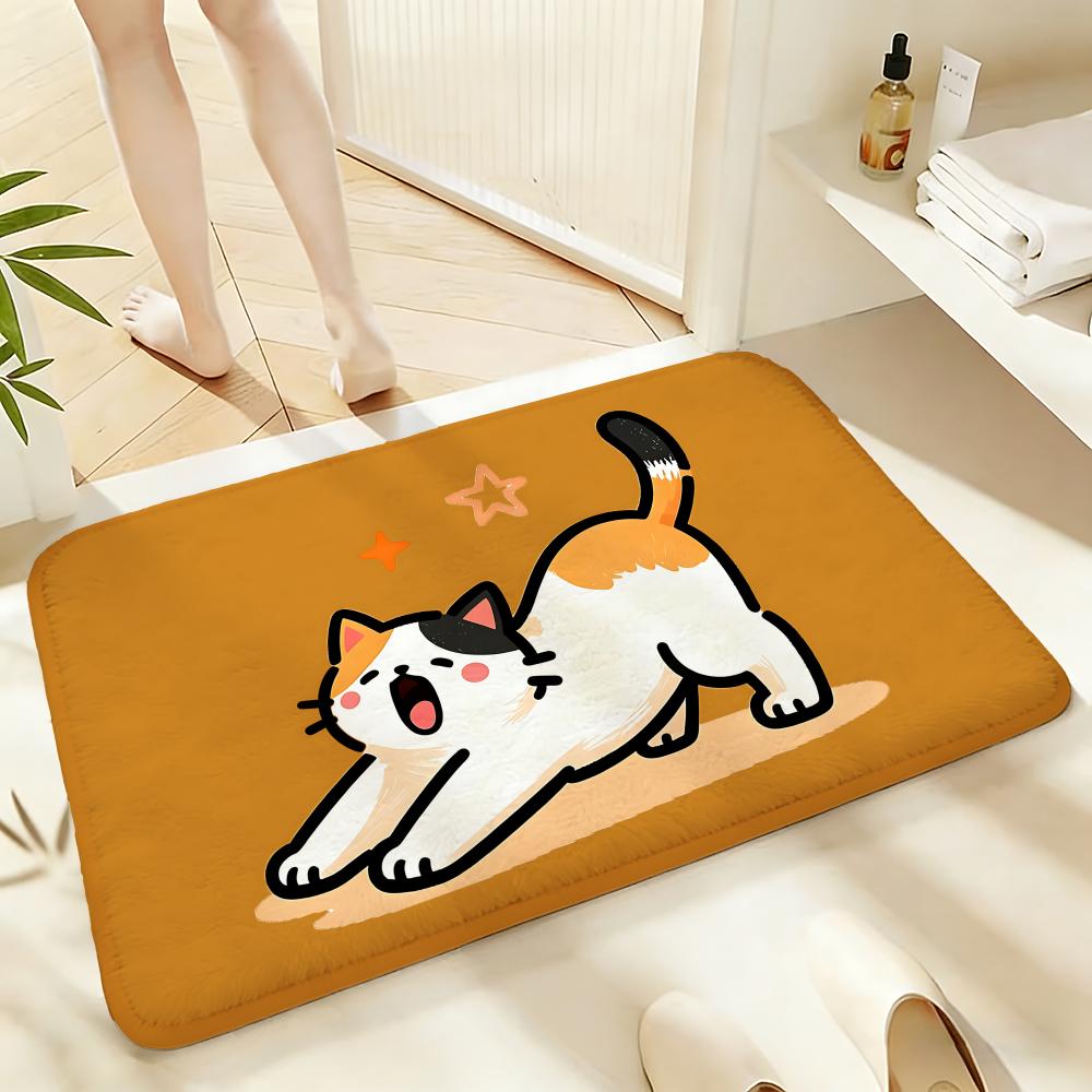 Soft Absorbent Non-Slip Rug Popular Animal Floor Mat Home Decor Doormat Bedroom Floor Mat Shower Carpet
