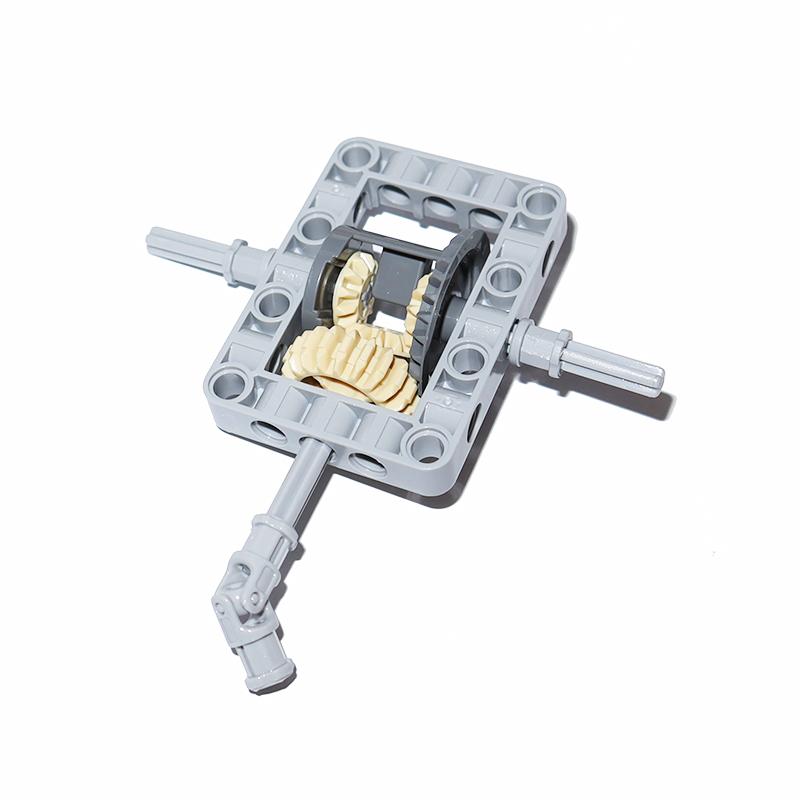 Building Blocks Drive Car Front Back Suspension Steering System Differential Gears Self-Locking Bricks MOC Technical Parts