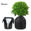Winter Plant Protection Covers Planter Insulation Cover, Zippered Flower Pot Wrap, Cold Wind Shield for Potted Trees Bag with Drawstring Outdoor