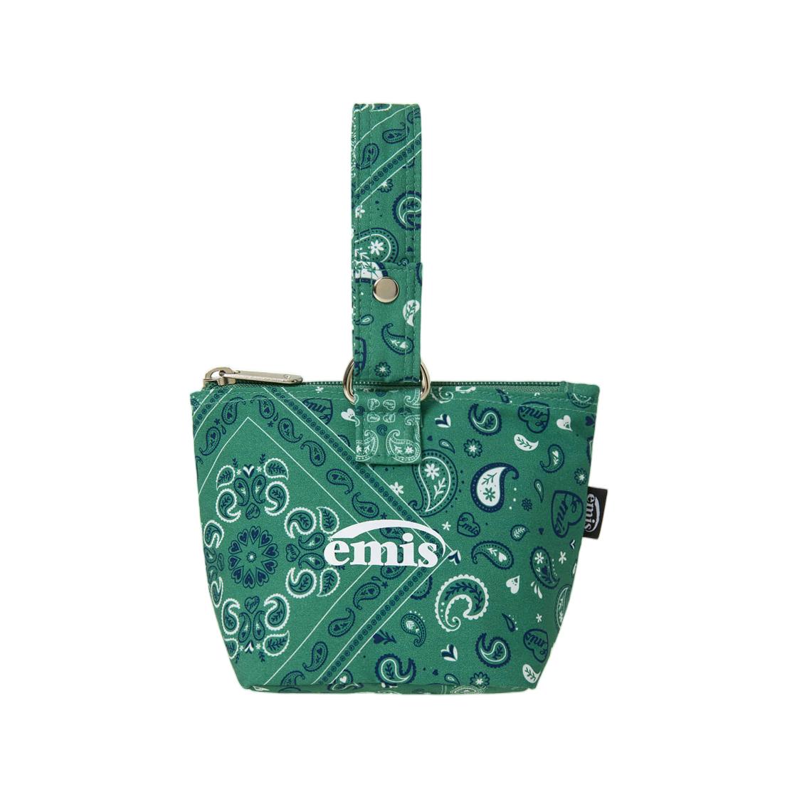 EMIS Paisley Mini Pouch Green ONE SIZE