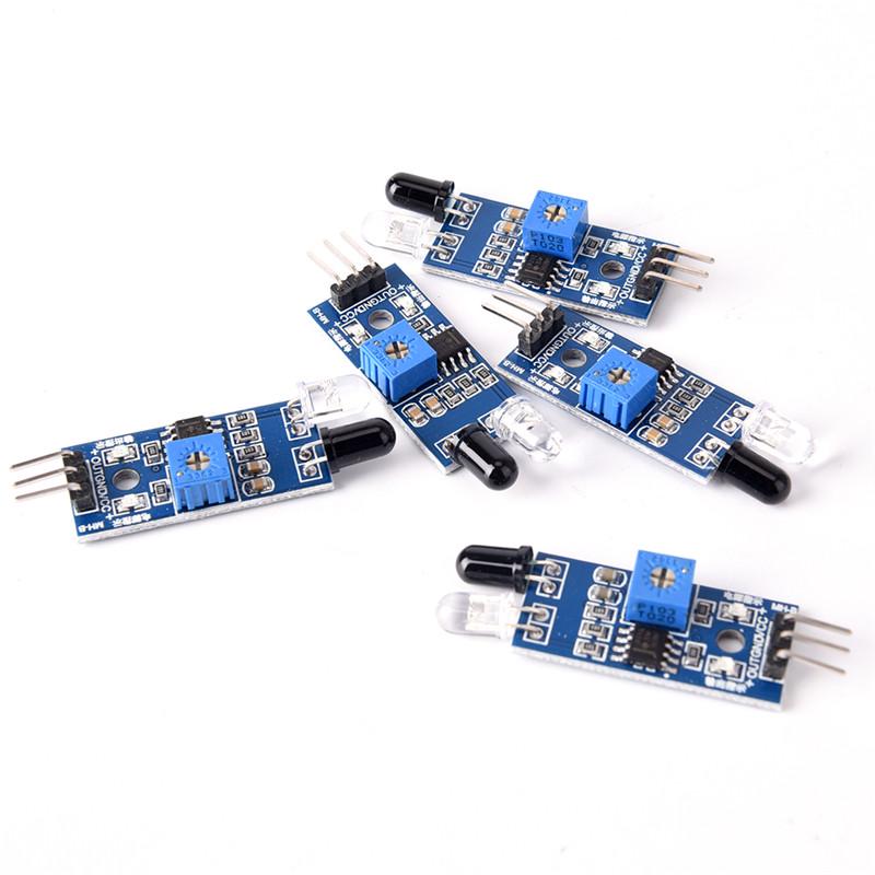 5Pcs Ir Infrared Obstacle Avoidance Sensor Module For Arduino Smart Car Robot