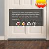 Under Door Draft Stopper 37 Inch Cuttable And Washable,twin Door Draft Black