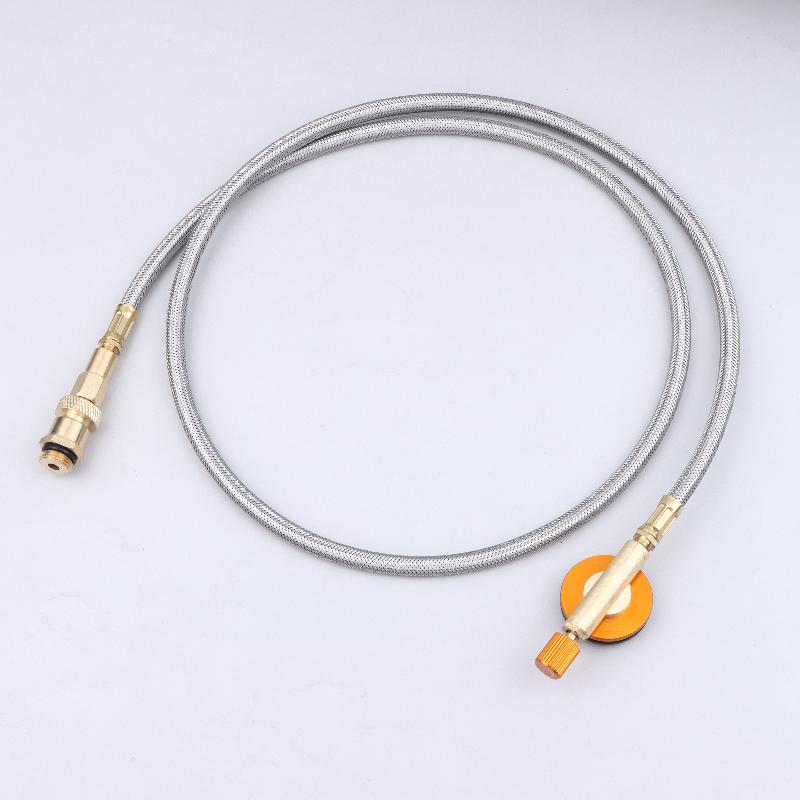 Cassette Furnace Stove Conversion To Flat Gas Cylinder Conversion Head, Outdoor Camping And Picnic Gas Adapter Extension Cord
