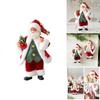 Cute Santa Claus Ornament With Musical Instruments Christmas Decoration Props For Holiday Decor And Window Display