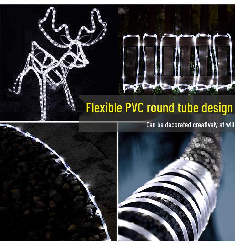 Solar LED Waterproof Christmas Fairy String Lights for Outdoor Decoration