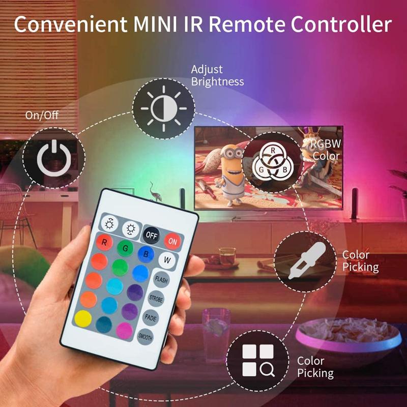 5/10/15/20/30M Led Streifen Licht RGB Infrarot Bluetooth ontroller luces Leucht Dekoration für Wohnzimmer 5050 Band Beleuchtung Fita Lampe
