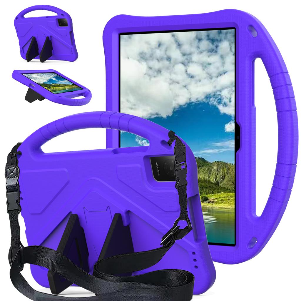 Cartoon EVA table Case with rear bracket, suitable for TCL 10 L Gen 4 3 2 10.1" Anti-Slip Kickstand Cover with shoulder straps