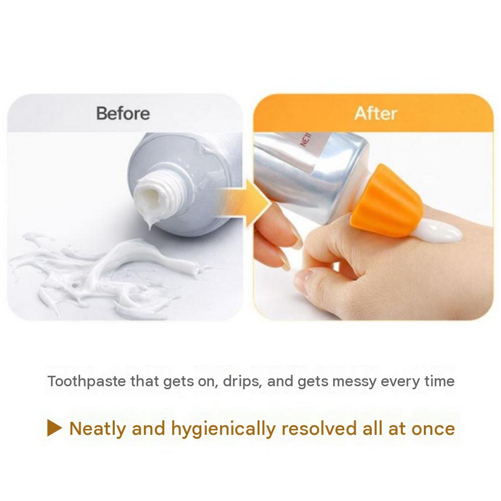 Ang-Plus Silicone Toothpaste Cap Multi-purpose Squeezer 12-Pack