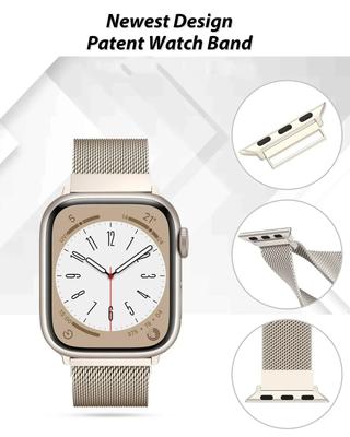 Milanese Strap For Apple Watch Band Ultra 2 49mm 44mm 40mm 45mm 41mm 38mm 44mm Bracelet F or iWatch Series 9 3 6 5 SE 7 8 Strap